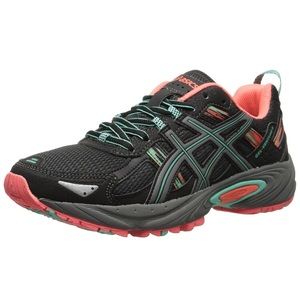 Asics Gel Venture 5 Running Shoe Green/Black 8.5